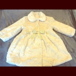Faux fur Widgeon creme coat - from Nordstrom